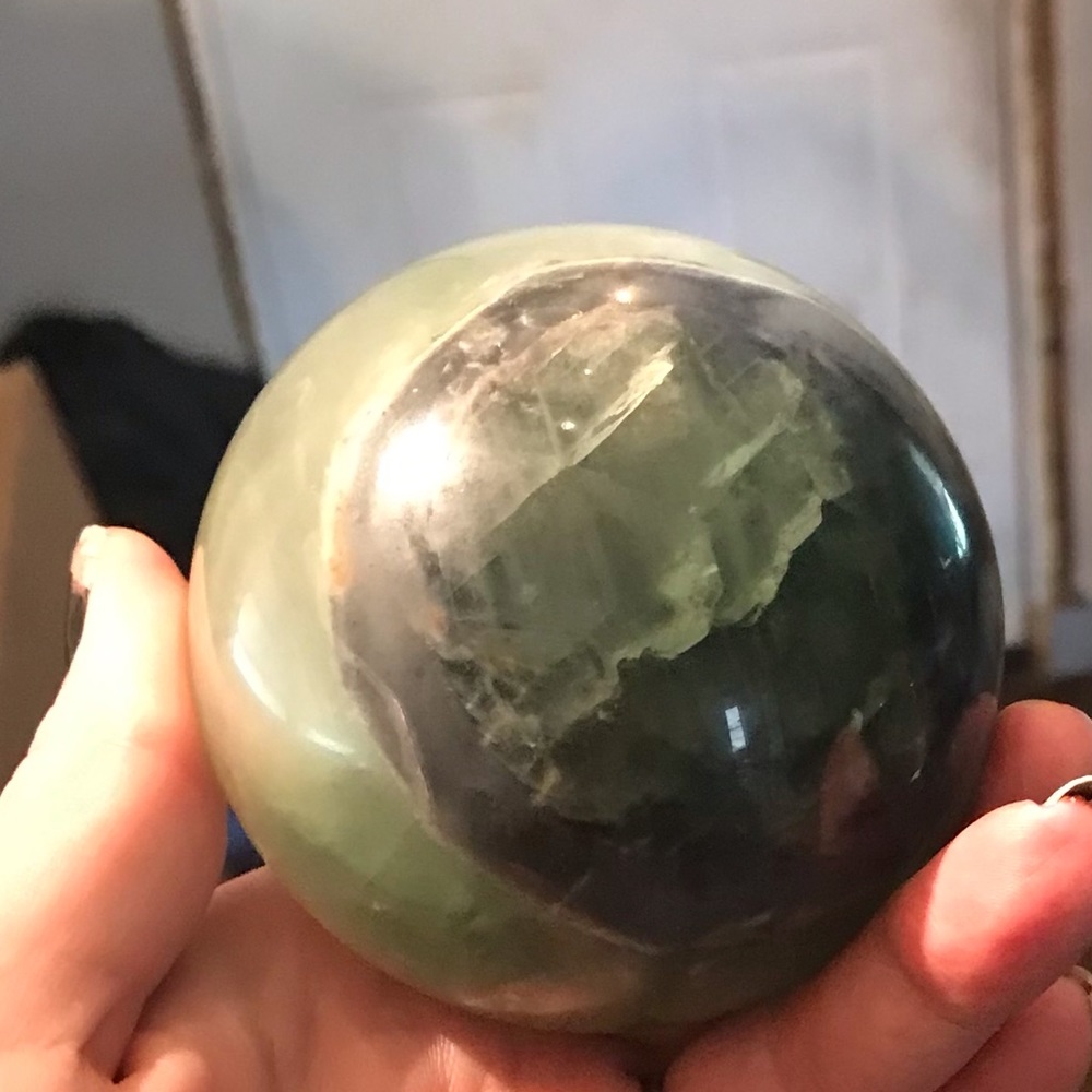 Xl Rainbow Fluorite sphere